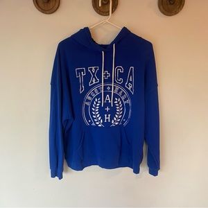 Ascot and Hart royal blue hoodie sweatshirt size XXL